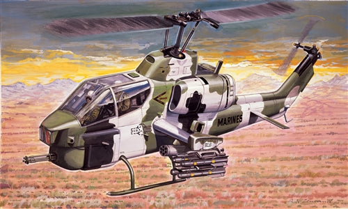 AH-1W SuperCobra - Italeri 1:72 modelbouwpakket