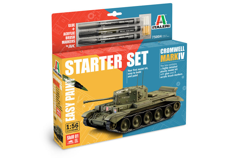 Cromwell Mark IV - Starter Set - Italeri 1:56 modelbouwpakket