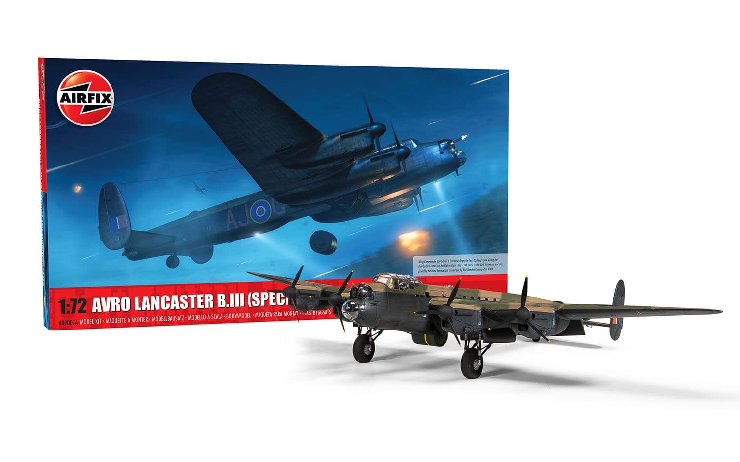 Avro Lancaster B.III (SPECIAL) 'THE DAMBUSTERS' - Airfix 1:72 modelbouwpakket - productafbeelding 3