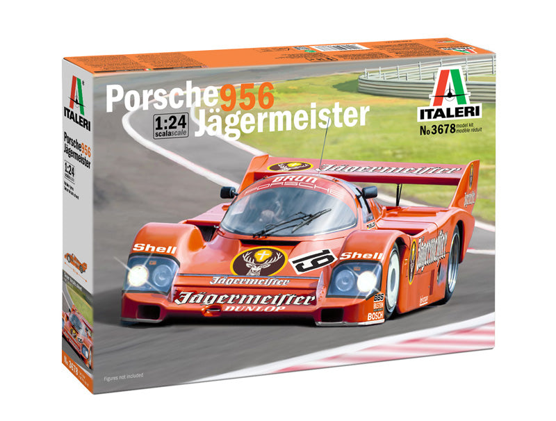Porsche 956 Jägermeister - Italeri 1:24 modelbouwpakket - productafbeelding 2