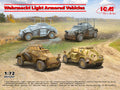 Wehrmacht Light Armored Vehicles - ICM 1:72 modelbouwpakket