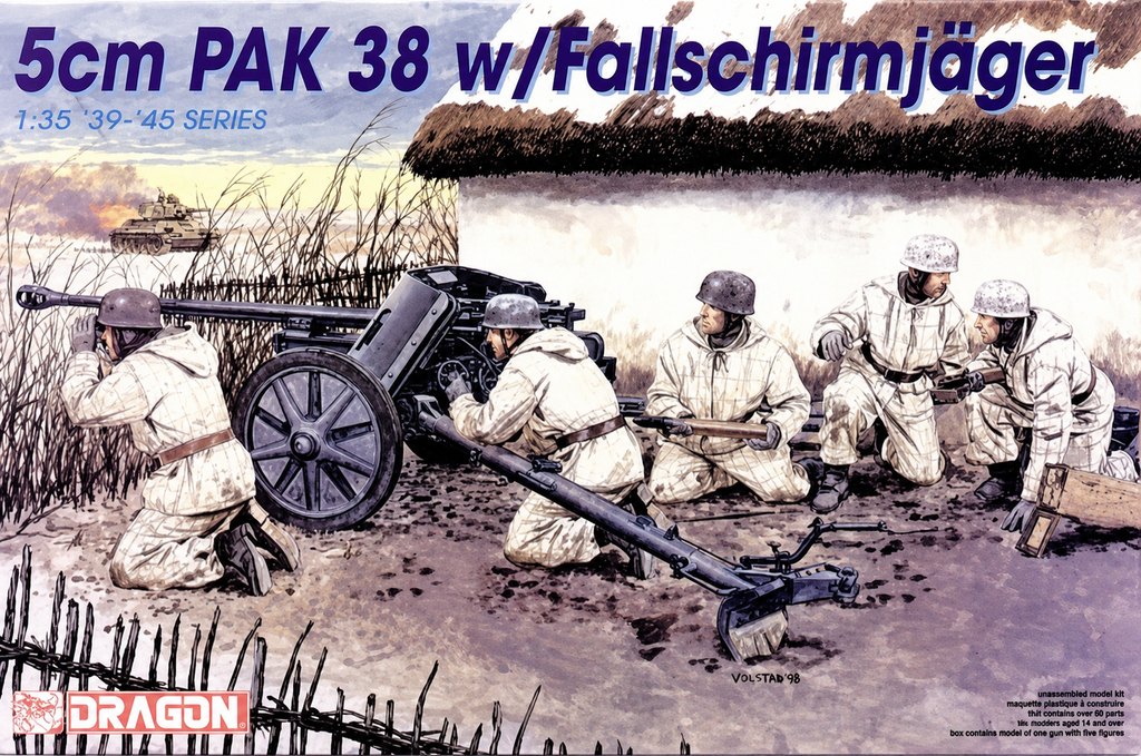 5cm PaK 38 w/Fallschirmjäger | 6118 | Dragon | 1:35
