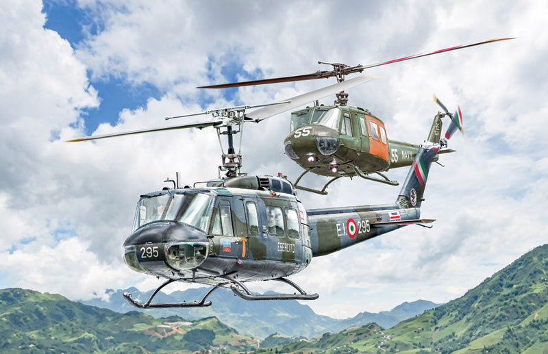 AB-205/UH-1D - Italeri 1:48 modelbouwpakket