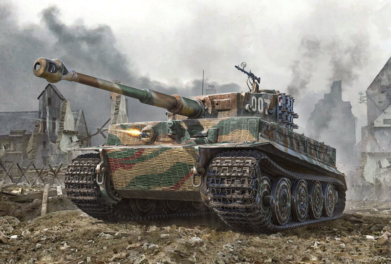 Pz. Kpfw. VI Tiger I Ausf. E Late production - Italeri 1:35 modelbouwpakket