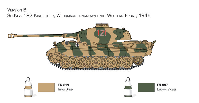 Italeri 72005 - Sd.Kfz. 182 King Tiger - productafbeelding 5