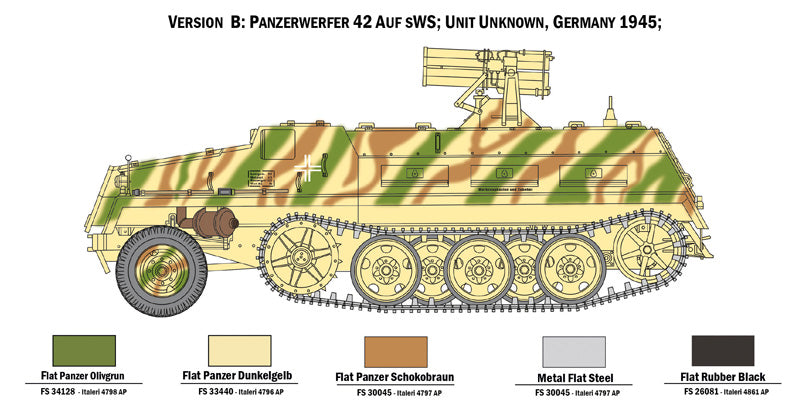 Italeri 6562 - 15 cm Panzerwerfer 42 auf sWS - productafbeelding 5