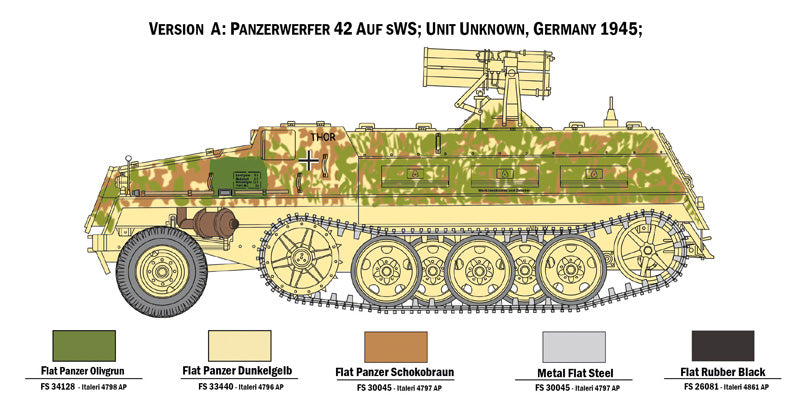 Italeri 6562 - 15 cm Panzerwerfer 42 auf sWS - productafbeelding 4